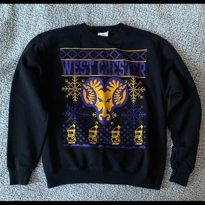 West Chester University Christmas Sweater — Size M